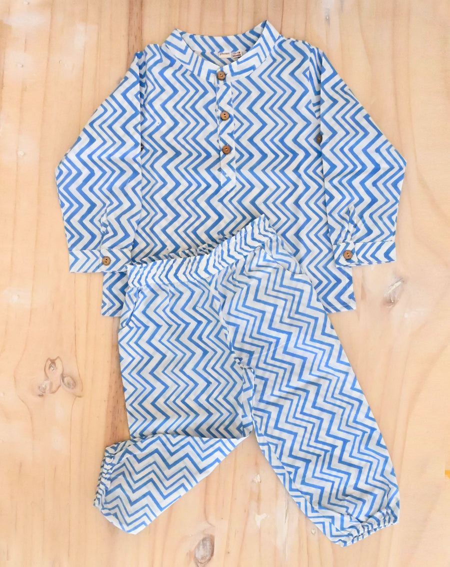 Upar Neeche Cotton Kurta Pyjama Set for Kids